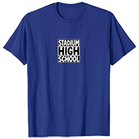 Blue Stadium High School T-Shirt