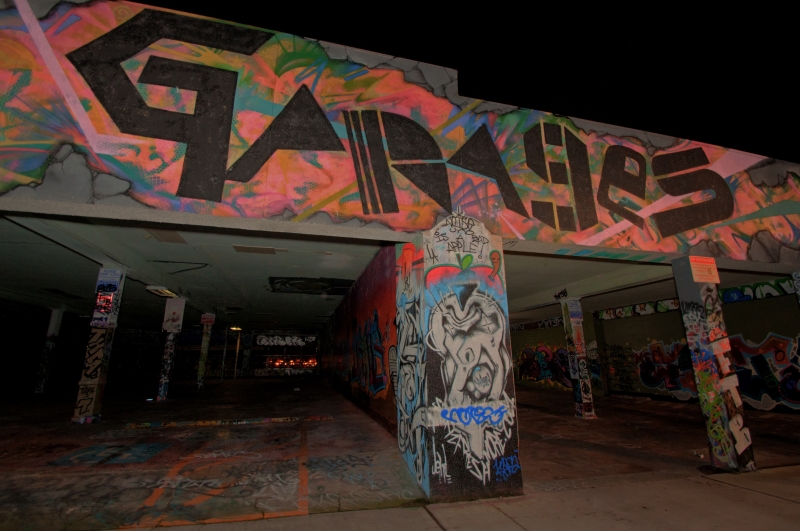graffiti, garage, tacoma, downtown, art, spray paint